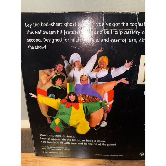 Rare Vintage New Inflatable Clown Costume One Size - Picture 7 of 12